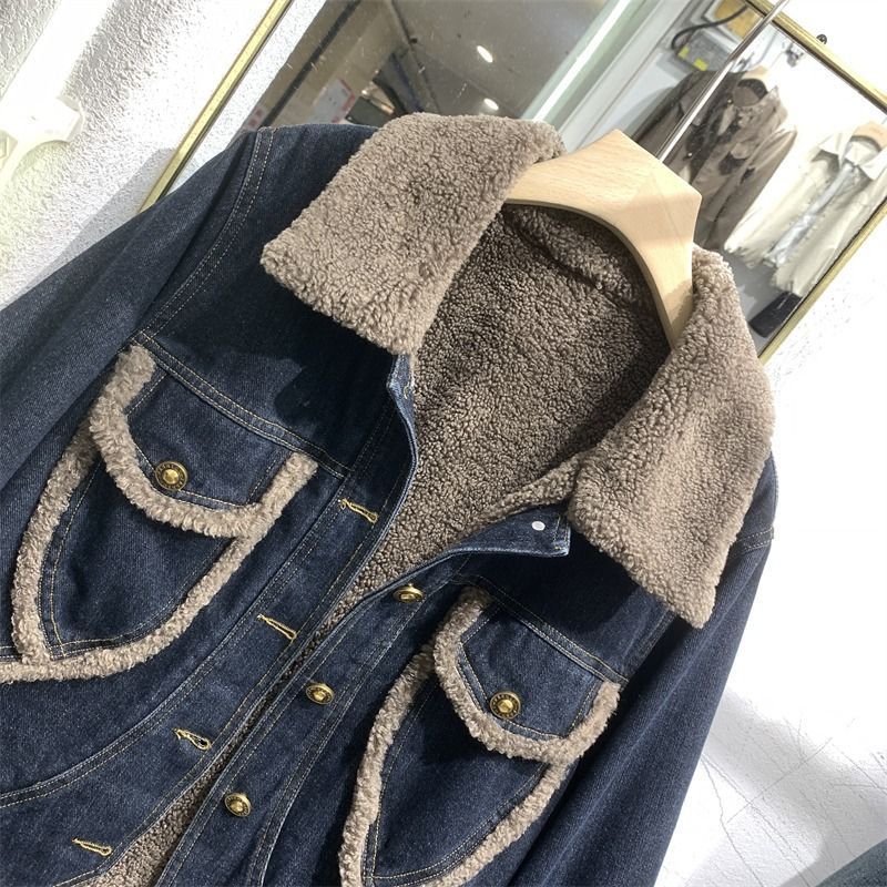 P denim jacket top