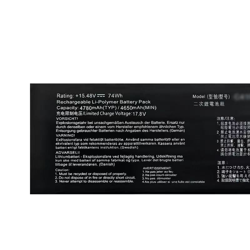 P new for ASUS ROG ALLY generation game handheld RC71L expansion high capacity 74WH battery