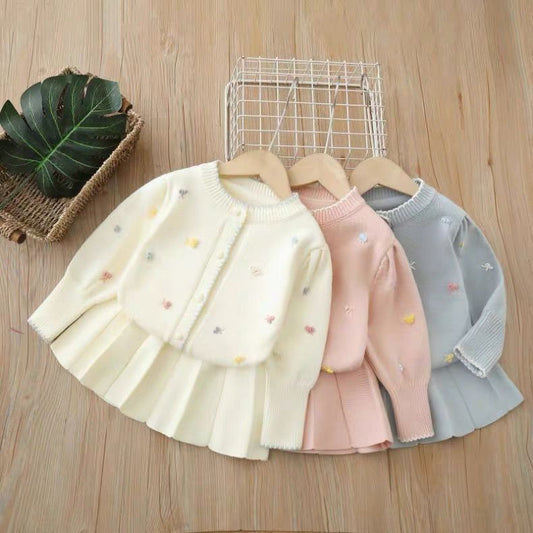 P girls sweater set