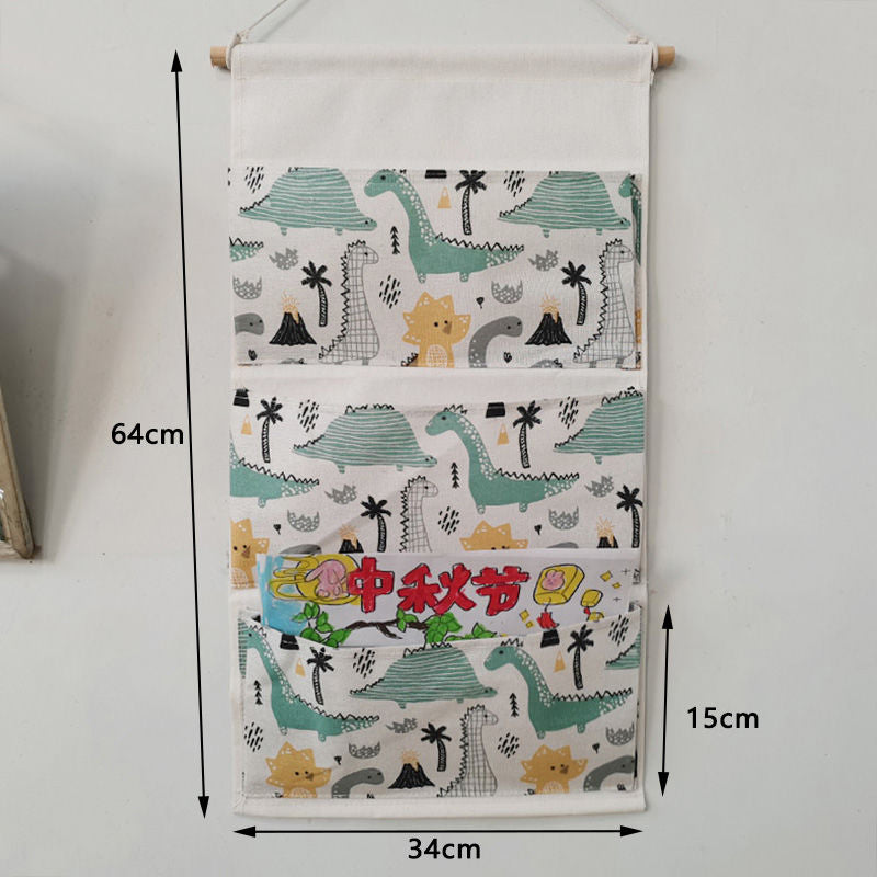 P cotton and linen storage bag