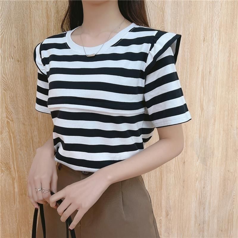 P Loose Maternity & Nursing Shirt