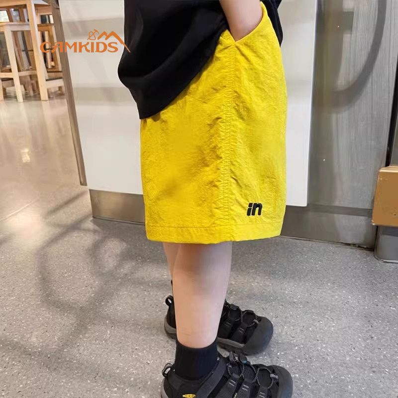 P boys shorts children's quick-drying pants boys wear five-point pants summer thin casual shorts