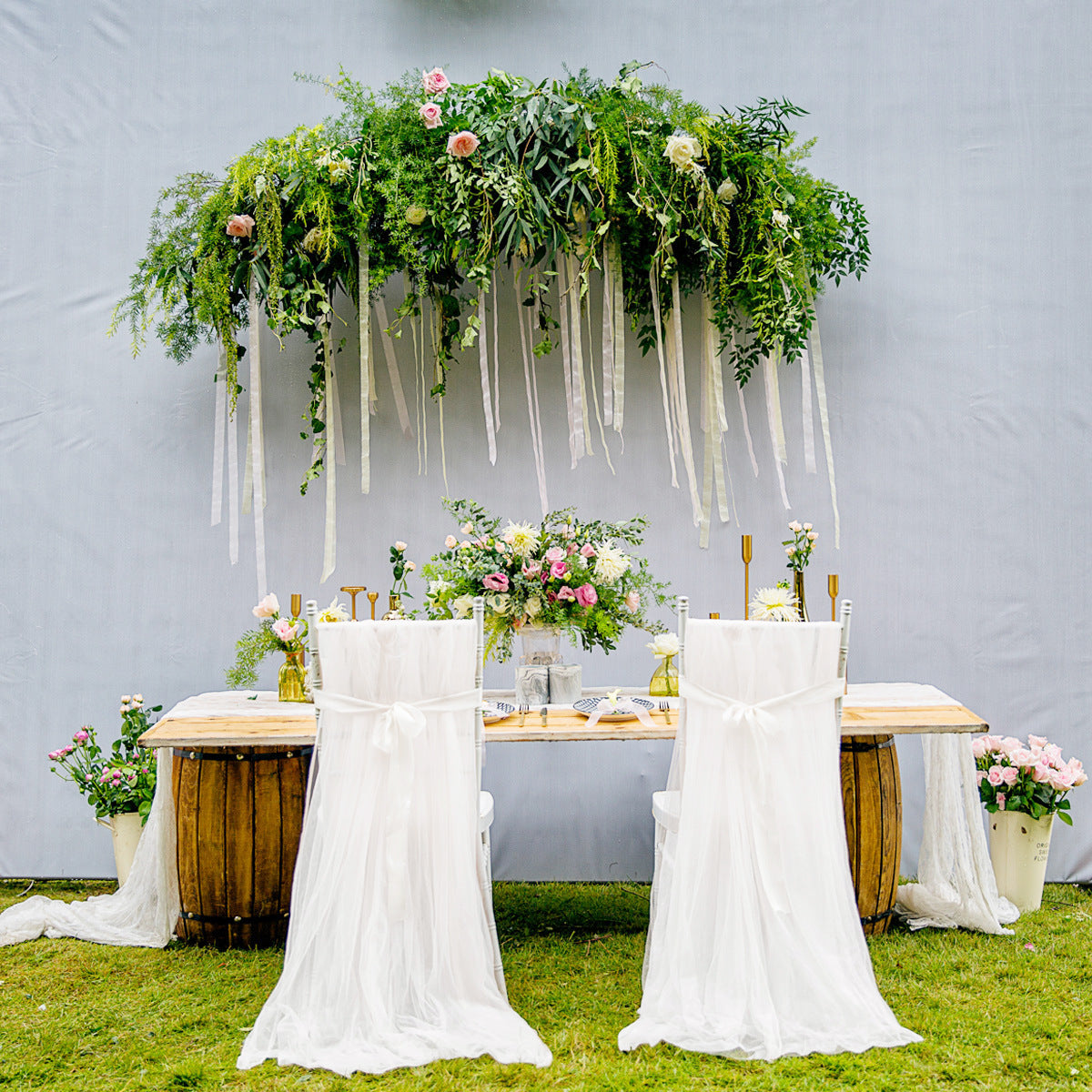 A chair decoration