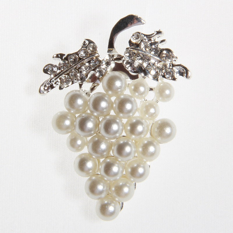 A Korean flower small brooch pin, alloy silk scarf buckle dual-purpose accessory collar pin - Mixbatch