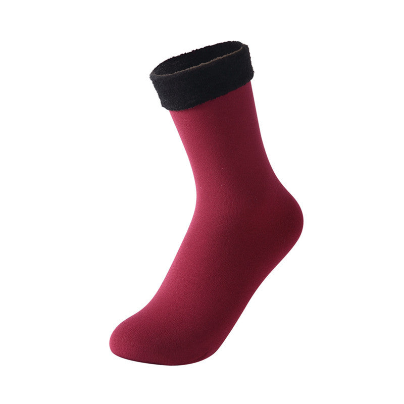 A socks women's autumn and winter soft thickened velvet warm tube socks floor snow socks anti - Mixbatch