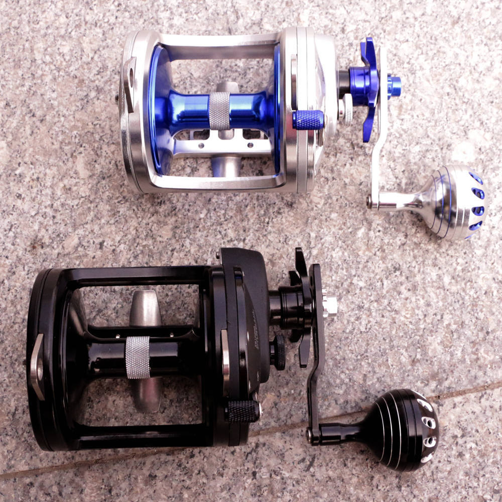 A Metal boat fishing wheel TR10000 sea fishing trolling South oil drum wheel 30KG brake anti-corrosion fishing wheel