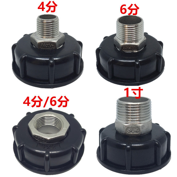IBC Tank Fittings – Acid, Alkali & Oil Resistant – Stainless Steel Adapter – Reducing Connectors – 1/2'' 3/4'' 1'' 32mm
