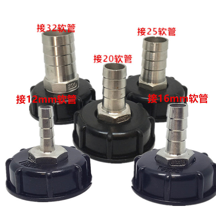 IBC Tank Fittings – Acid, Alkali & Oil Resistant – Stainless Steel Adapter – Reducing Connectors – 1/2'' 3/4'' 1'' 32mm