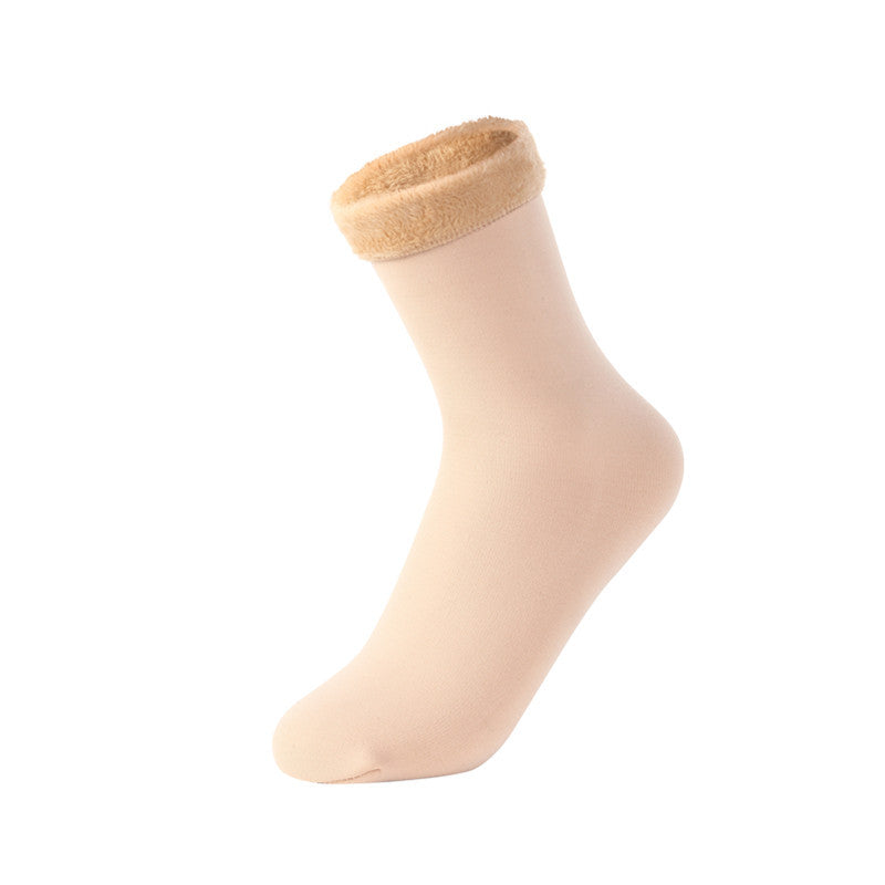 A socks women's autumn and winter soft thickened velvet warm tube socks floor snow socks anti - Mixbatch