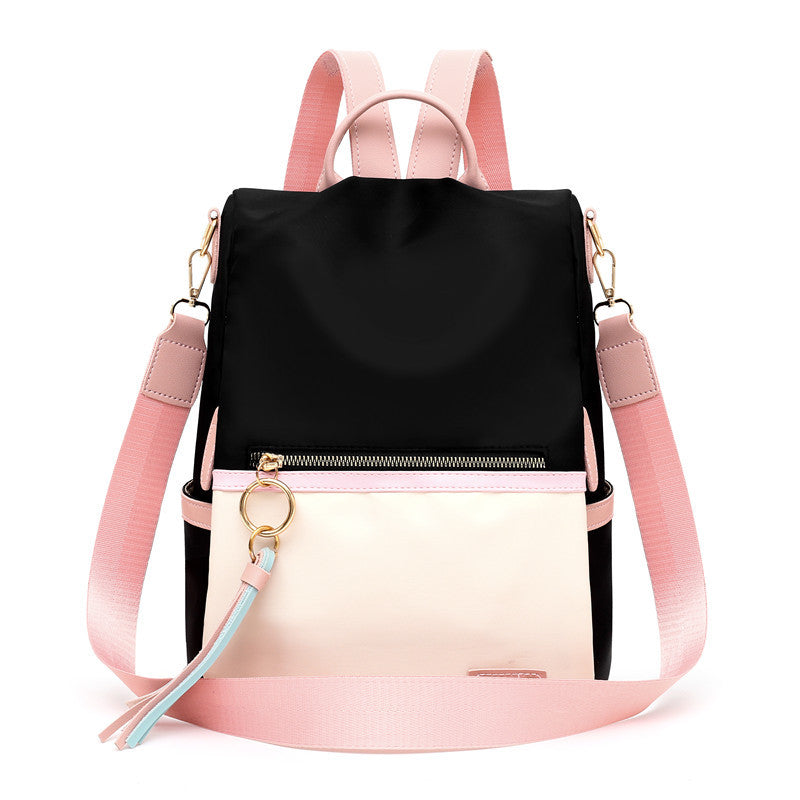 A new Oxford cloth contrasting color fashion backpack - Mixbatch