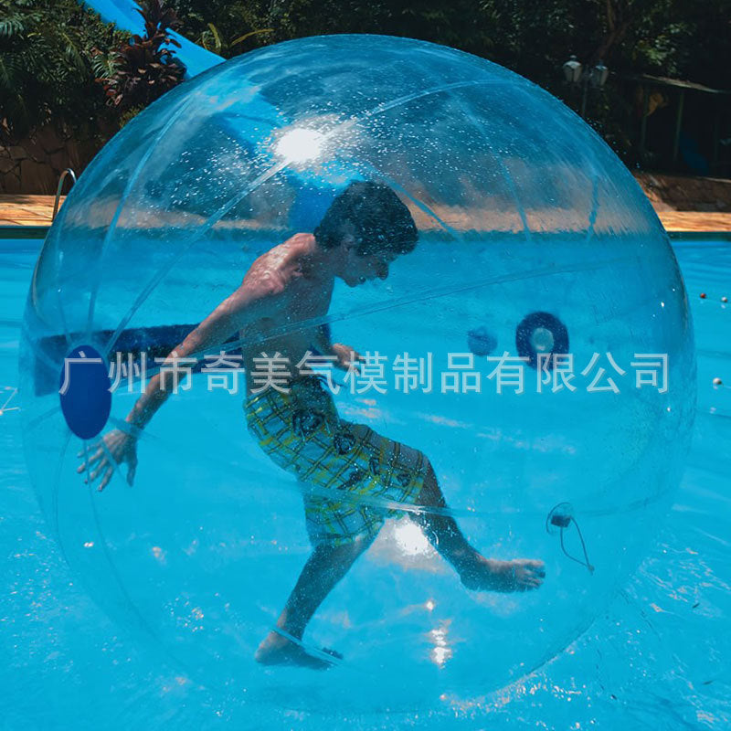 A Transparent color 2 meter diameter water PVC walking ball