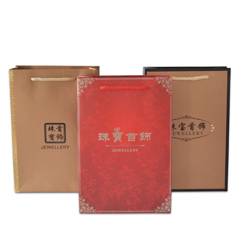 A jewelry tote bag paper customization