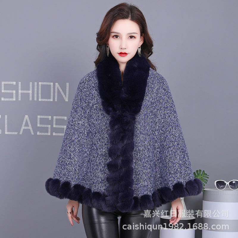 A faux fur jacket
