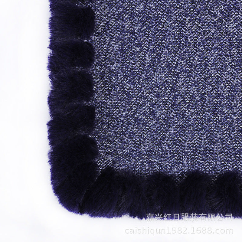 A faux fur jacket