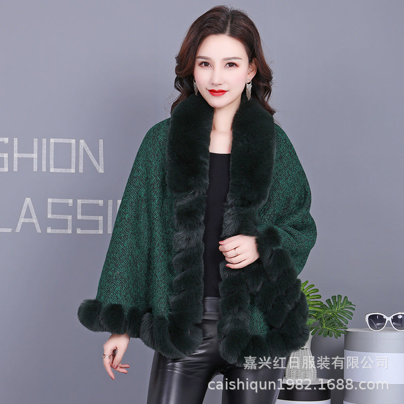 A faux fur jacket