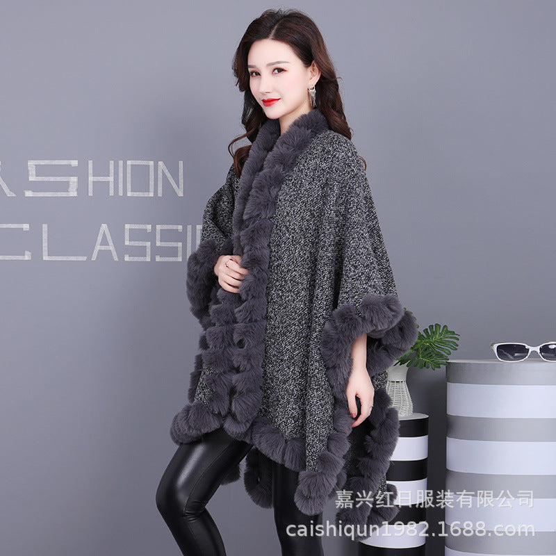 A faux fur jacket