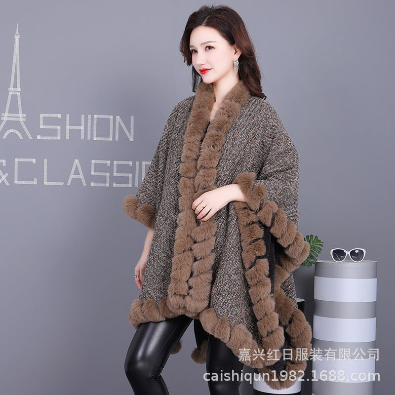 A faux fur jacket