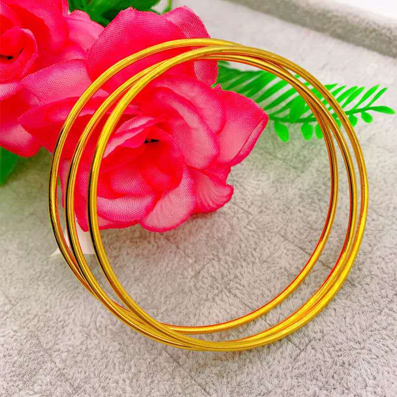 A sand gold jewelry gold bracelet bracelet bracelet glossy bracelet - Mixbatch