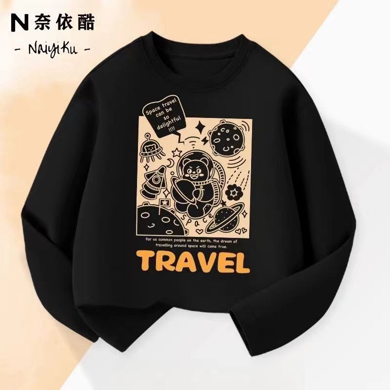B3-M34 Spring and Autumn cotton New Children's Sweater Children's Long Sleeve Top - Mixbatch