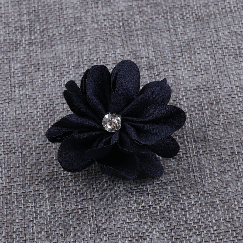 A Korean fabric DIY handmade hair accessories head accessories hot brick litmus flower jewelry accessories brooch flower - Mixbatch