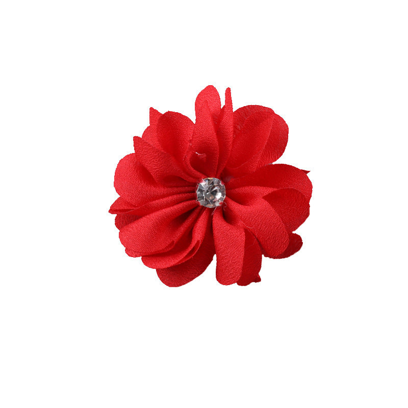 A Korean fabric DIY handmade hair accessories head accessories hot brick litmus flower jewelry accessories brooch flower - Mixbatch