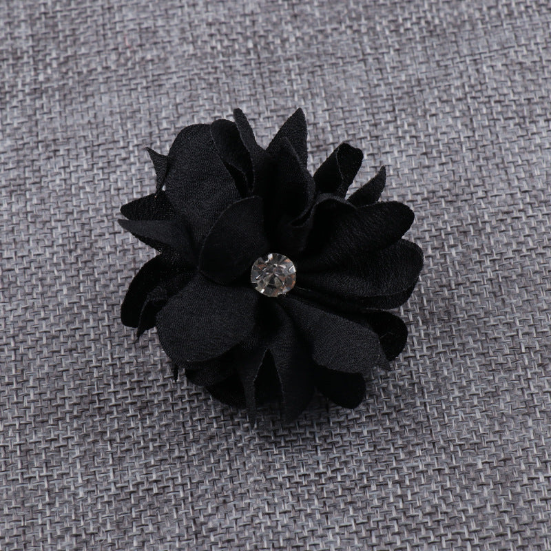 A Korean fabric DIY handmade hair accessories head accessories hot brick litmus flower jewelry accessories brooch flower - Mixbatch