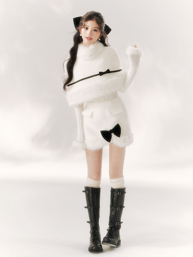 P cape jacket set
