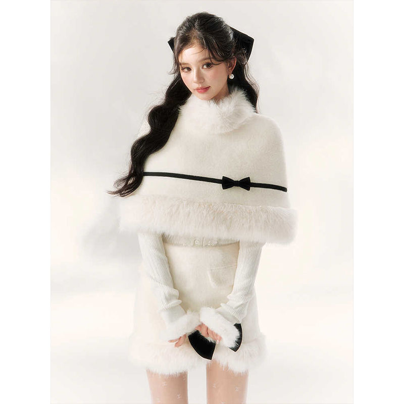 P cape jacket set
