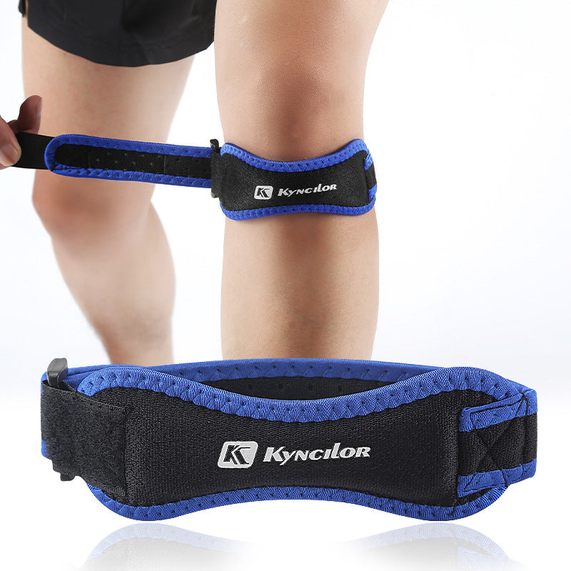 A Sports pressurized professional patella belt outdoor running fitness knee protection special sheath men shock absorption breathable protective gear women