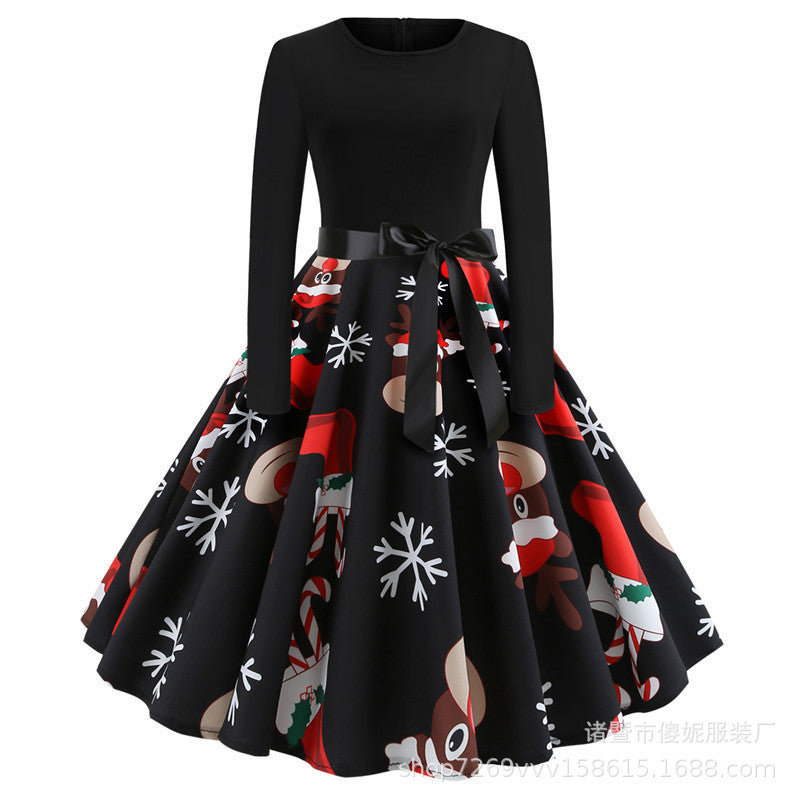 A christmas floral dress