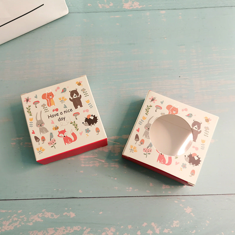 A Handmade soap small pendant packaging box, simple air cushion box, colorful cute jewelry box, sandalwood paper box MOQ: 2000PIECE - Mixbatch