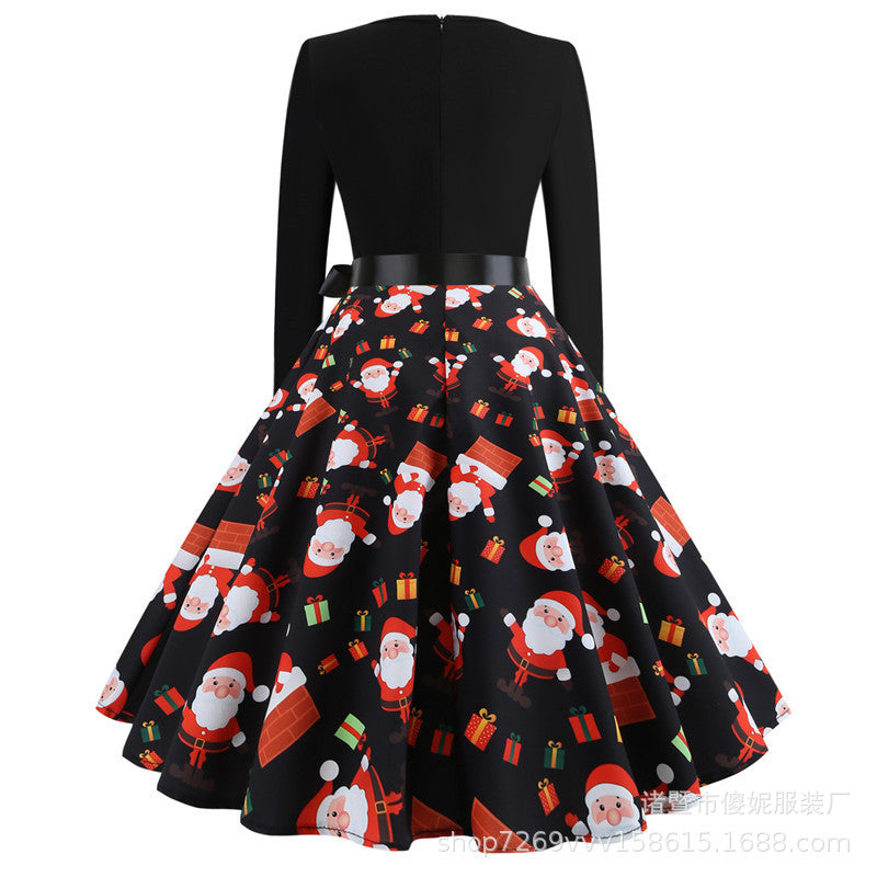 A christmas floral dress
