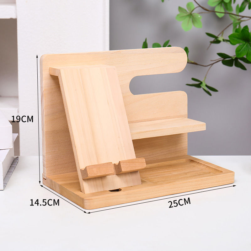 P Black Walnut Storage Rack Watch Mobile Phone Shelf