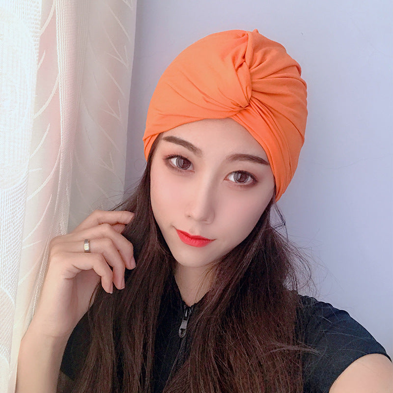 A korean new swim cap women's long hair fashion adult beach hat oversized bula head ladies hot spring swimming cap