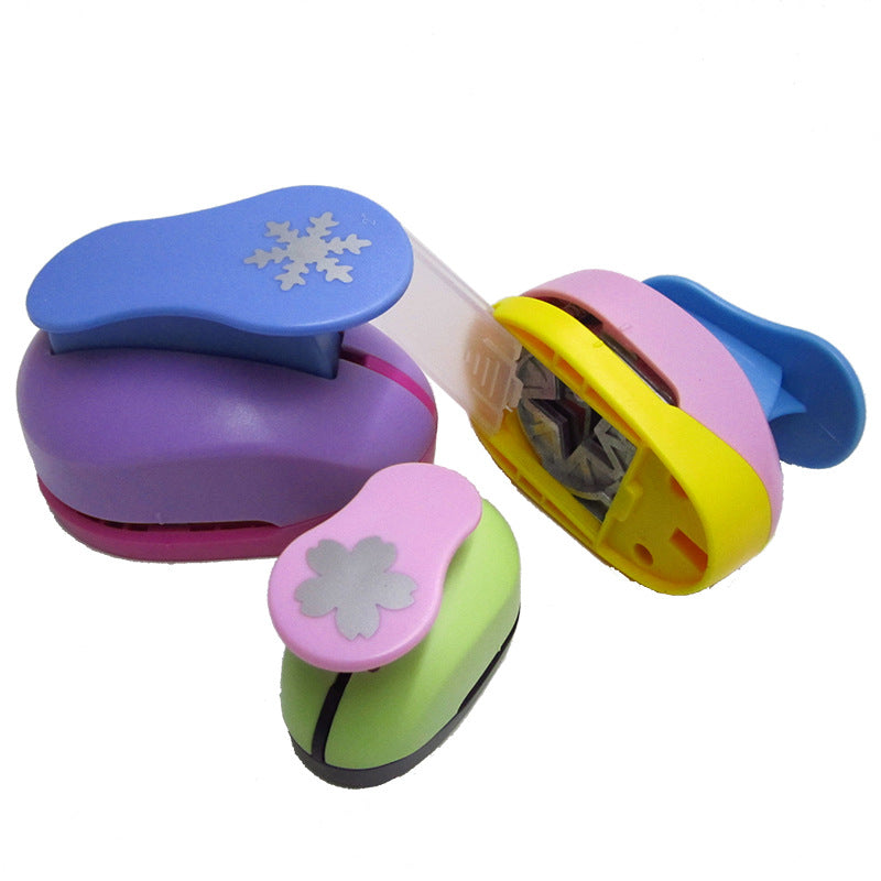 A All kinds of round embossing device Children's educational flower beater Embossing machine Manual DIY pressing device Round 8-75mm