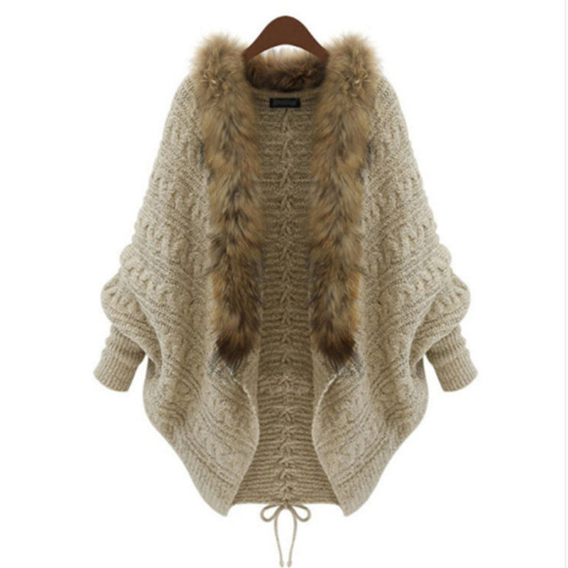 A fur collar jacket