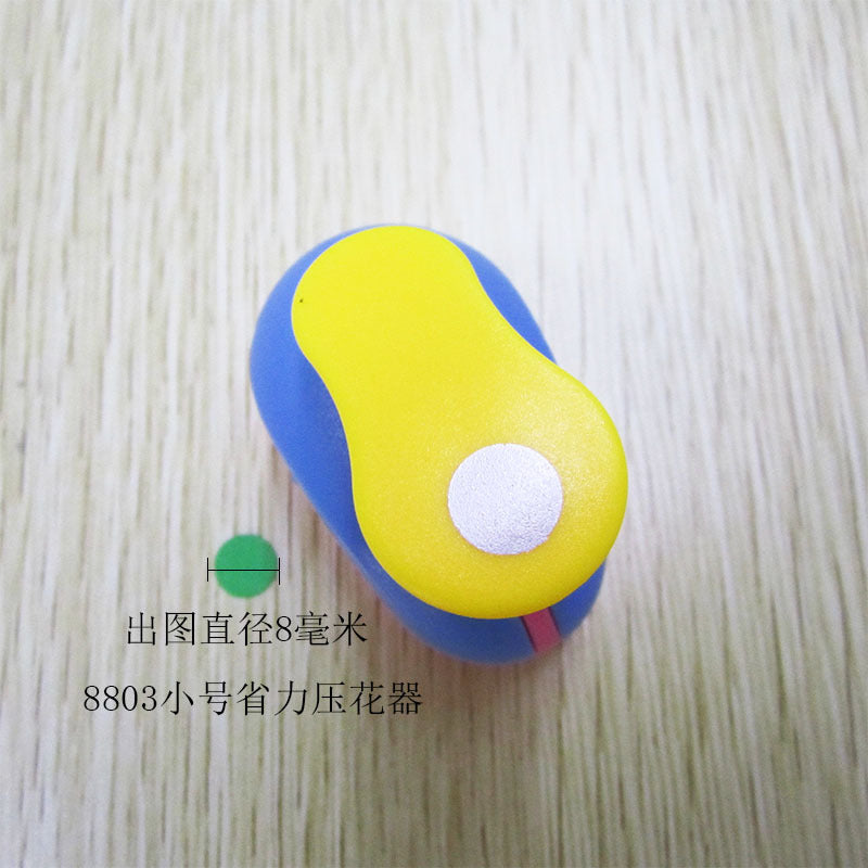 A All kinds of round embossing device Children's educational flower beater Embossing machine Manual DIY pressing device Round 8-75mm
