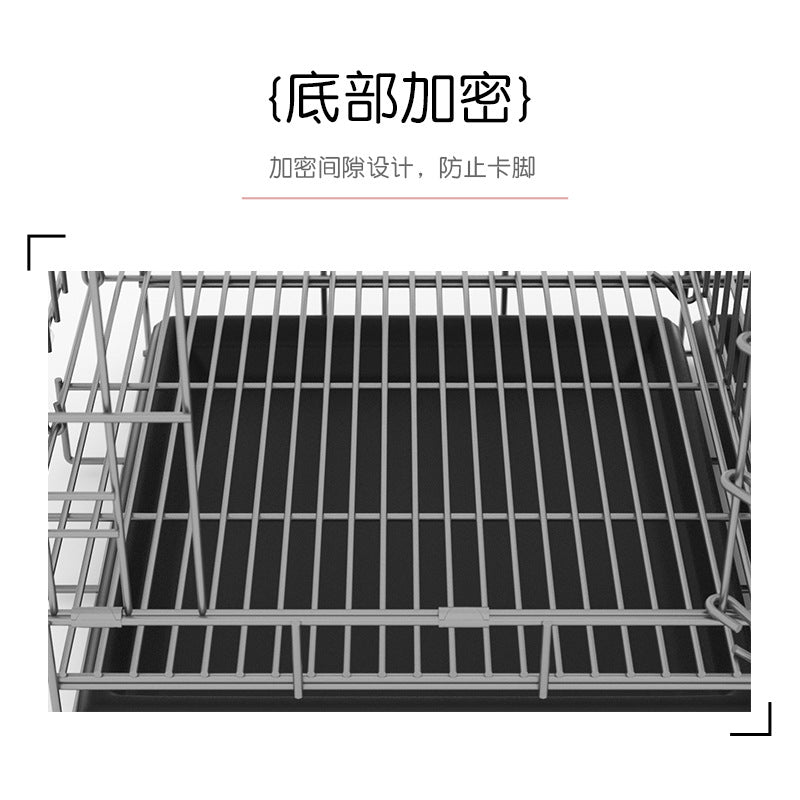 Breeding cage Household portable rainproof galvanized double-layer bird cage breeding cage matching cage - Mixbatch