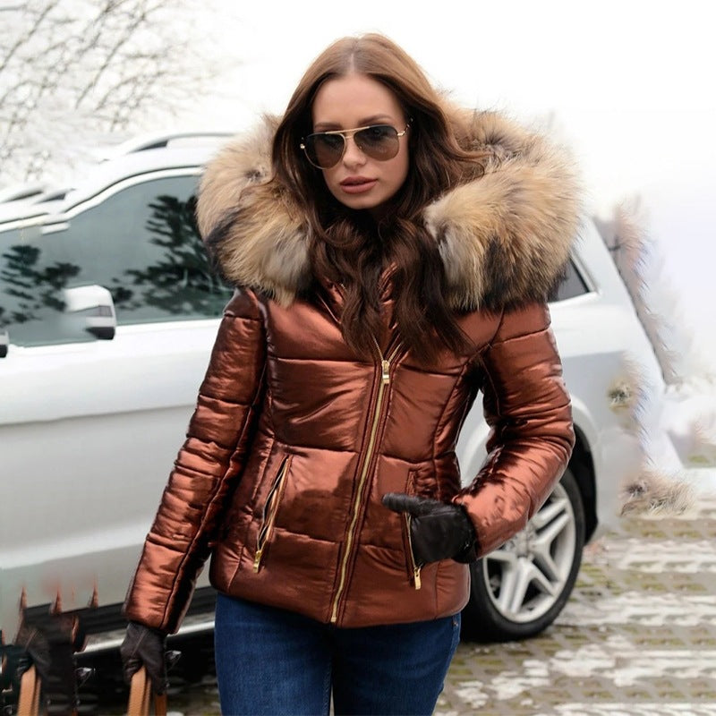 A winter women's coat