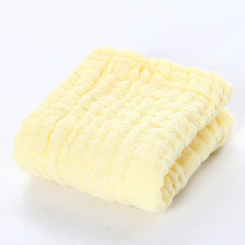 A 30 * 30 six-layer gauze square towel newborn baby towel face towel cotton yarn children's towel gauze saliva towel MOQ: 100PIECE - Mixbatch