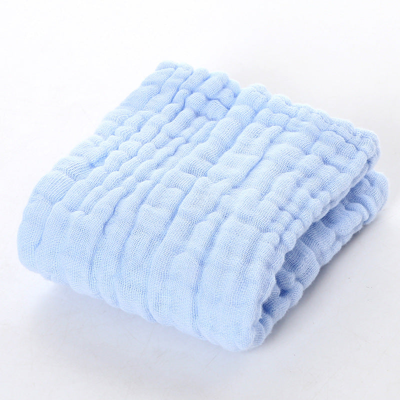 A 30 * 30 six-layer gauze square towel newborn baby towel face towel cotton yarn children's towel gauze saliva towel MOQ: 100PIECE - Mixbatch