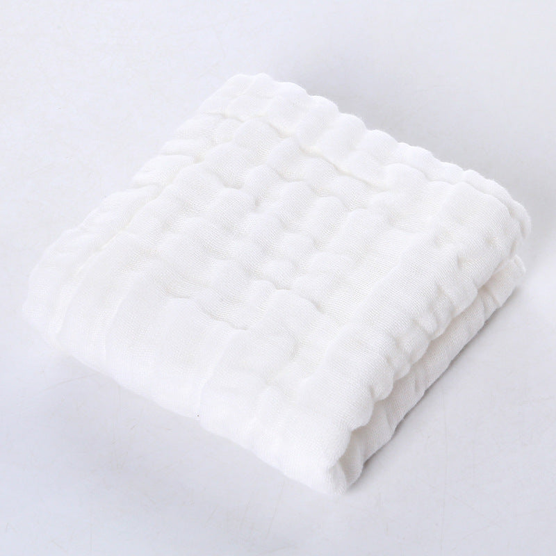 A 30 * 30 six-layer gauze square towel newborn baby towel face towel cotton yarn children's towel gauze saliva towel MOQ: 100PIECE - Mixbatch