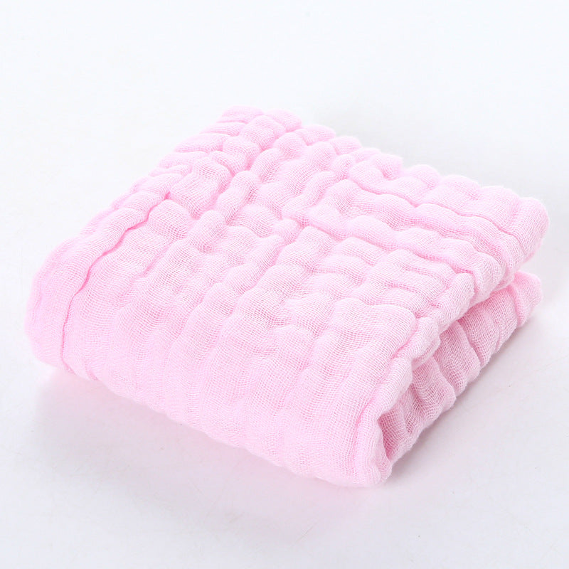 A 30 * 30 six-layer gauze square towel newborn baby towel face towel cotton yarn children's towel gauze saliva towel MOQ: 100PIECE - Mixbatch