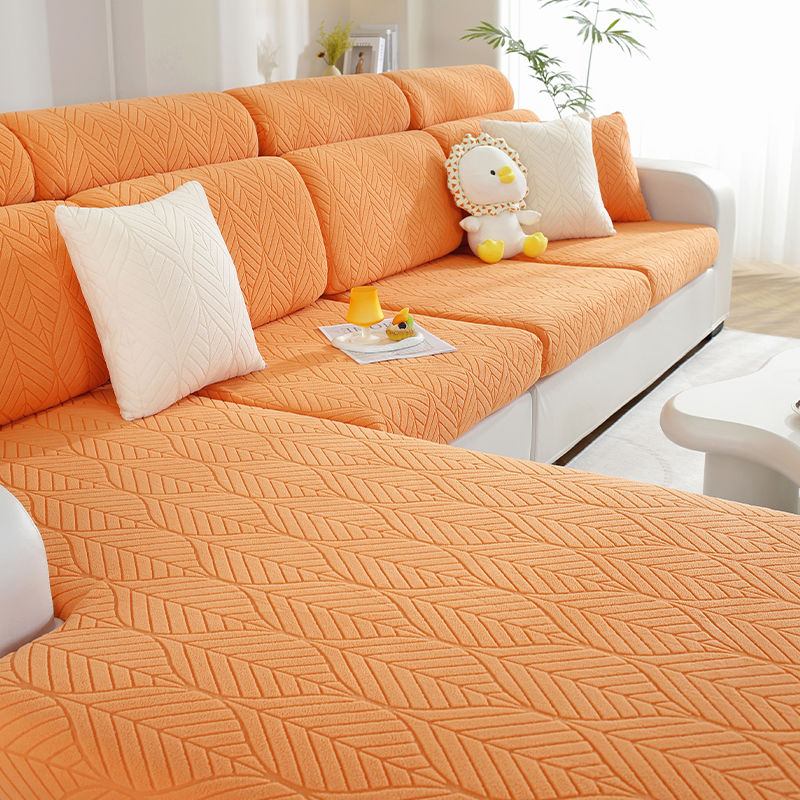 P sofa cover, living room sofa, universal four-season sofa cushion, full set of elastic seat cushion cover, sofa hat cover