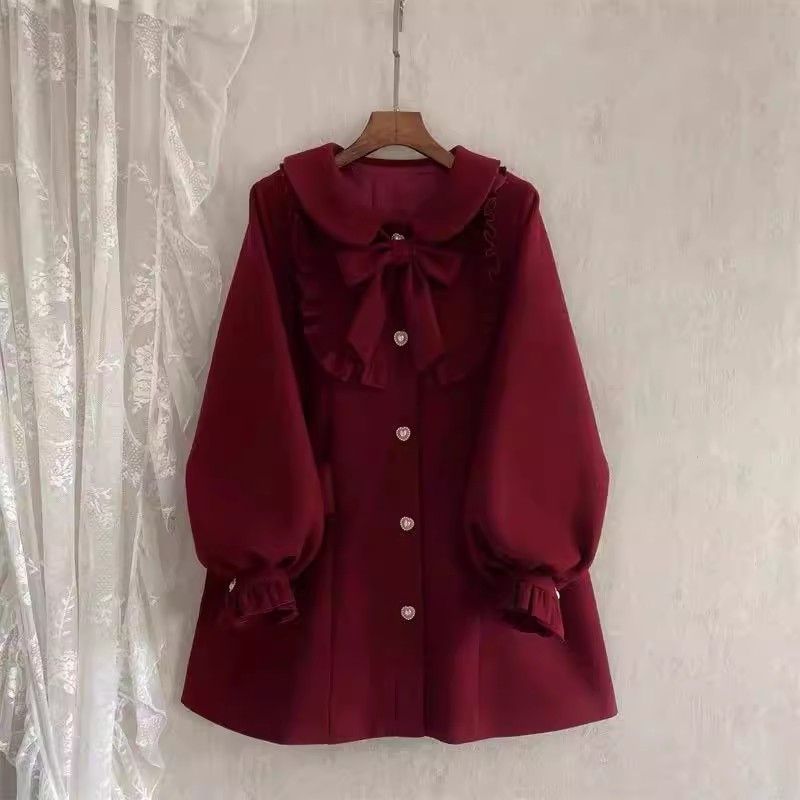 P cute bow jacket