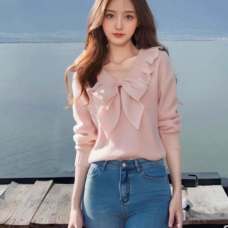 P bow sweater