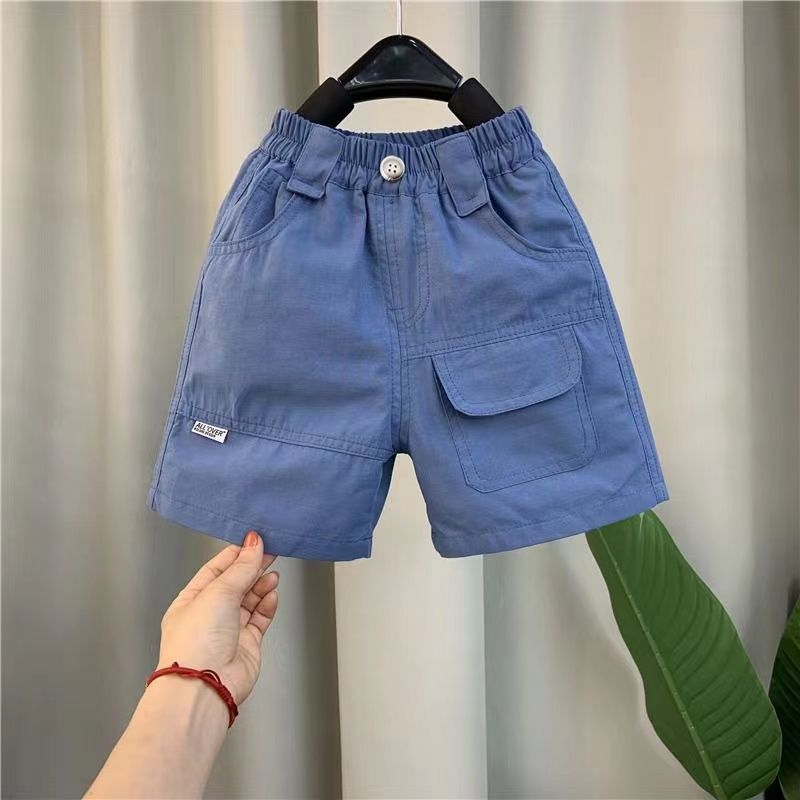 P boys loose cotton overalls