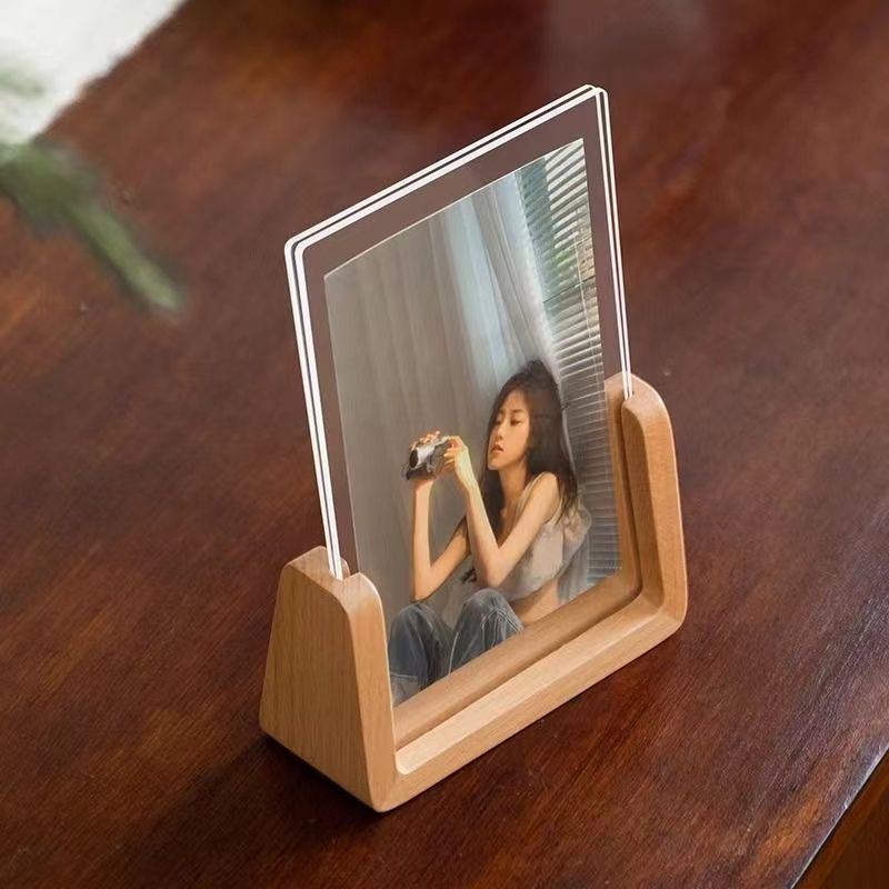 P solid wood photo frame table photo ornament