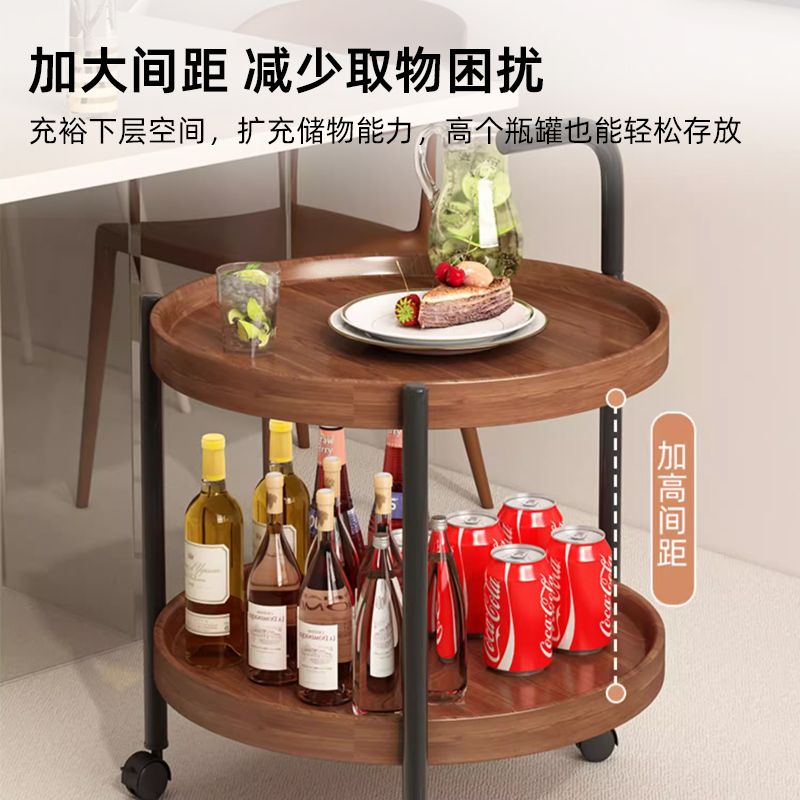 P with wheel coffee table small table retro trolley artificial board