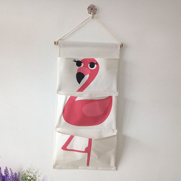 P cotton and linen storage bag